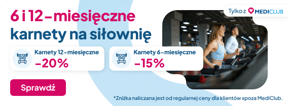 Karnety na siłownie w procji