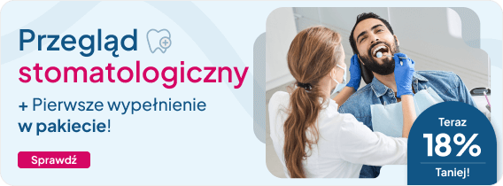 Pakiet: Przegląd stomatologiczny i pierwsze wypełnienie
