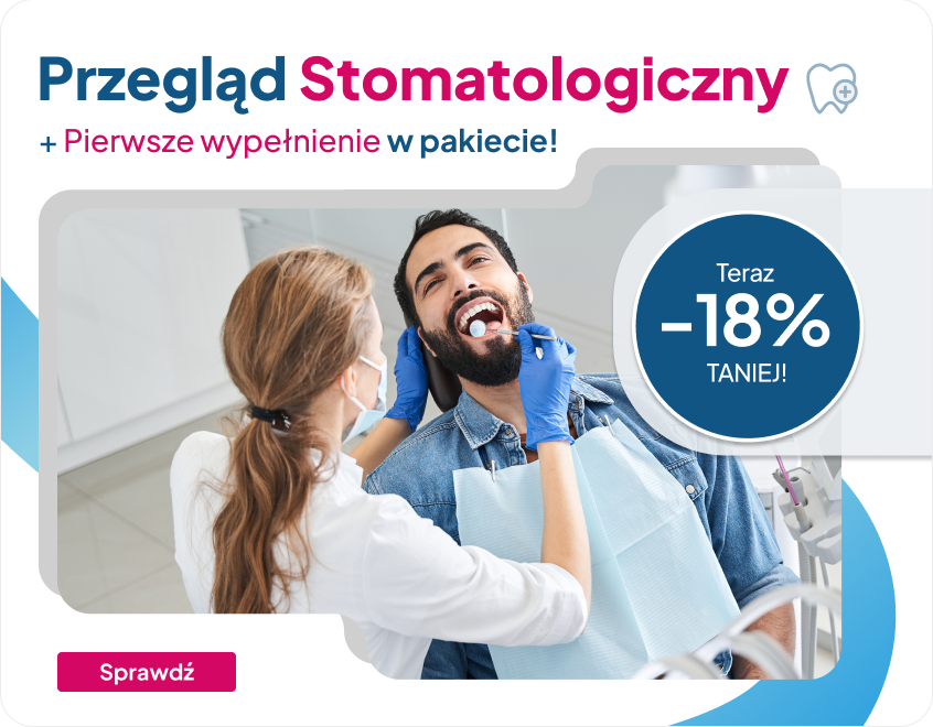 Pakiet: Przegląd stomatologiczny i pierwsze wypełnienie