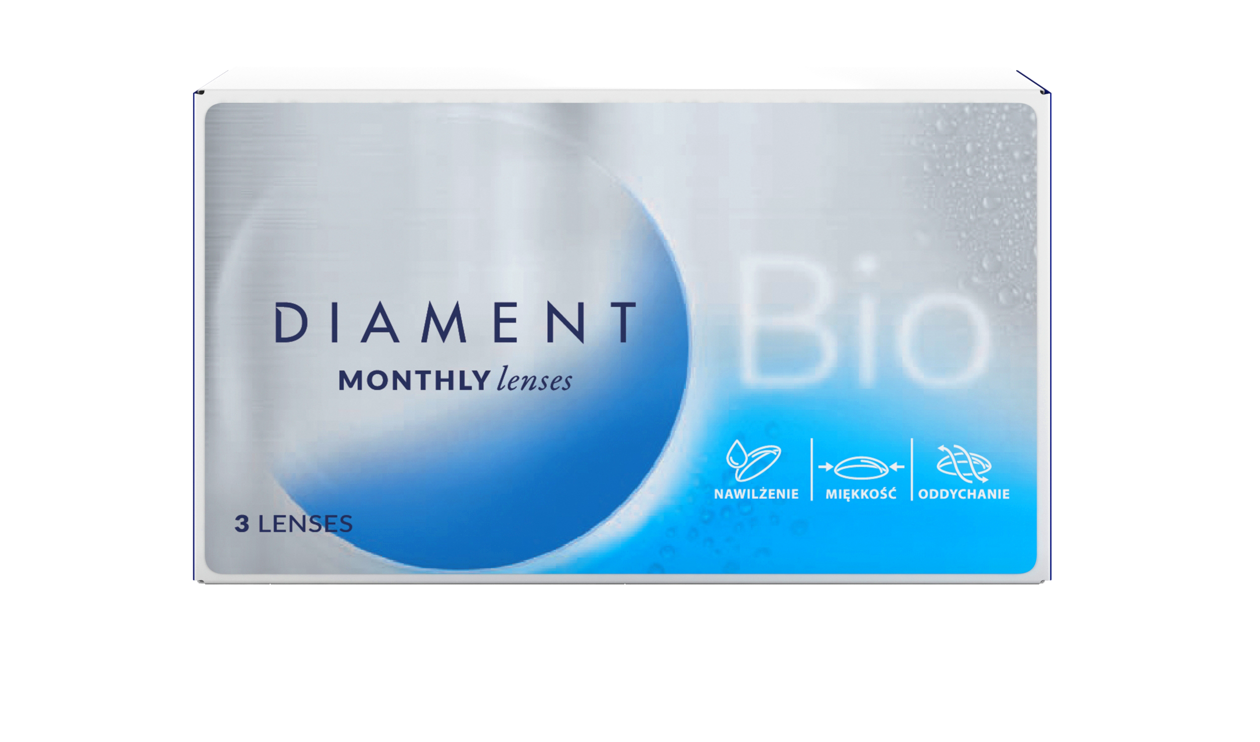 Soczewki kontaktowe Diament Bio 3 szt.