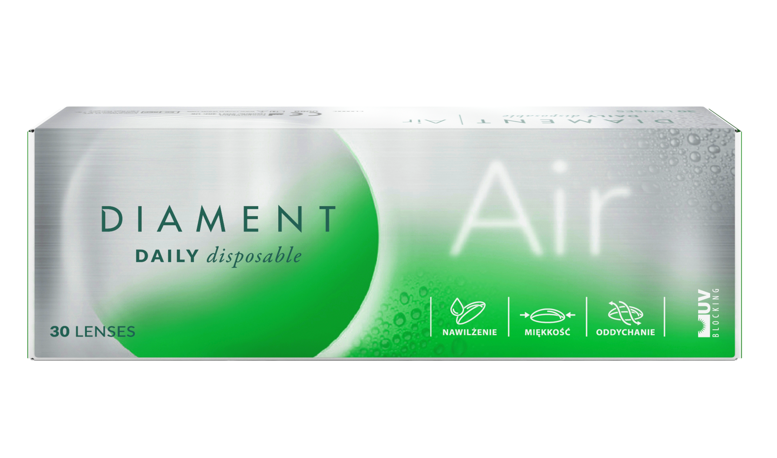 Soczewki kontaktowe Diament Air 30 szt.