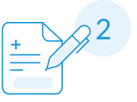 Complete the necessary data